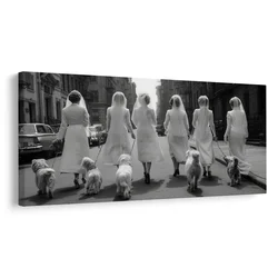 Slika eleganten sprehod po mestu - 120x60