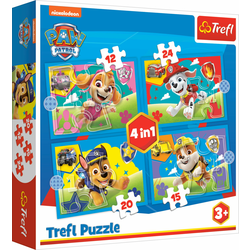Tref line puzzle 4 u 1 paw patrol ( T34628 )