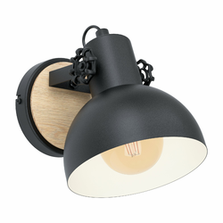 Eglo 43164 - Zidno svetlo LUBENHAM 1xE27/28W/230V