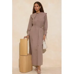 Trendyol Modest Ženska haljina Tctss26Eb00001, Bež