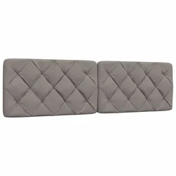 vidaXL Blazina za vzglavje taupe 180 cm blago