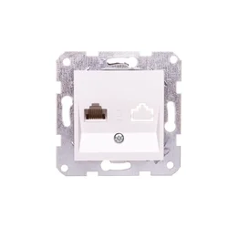 Panasonic Računalniška vtičnica Karre 1xrj45 kat. 5e, barva bela/90963632