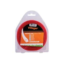 VILLAGER Silk za trimer 2.4mm x 15m - četvrtasta nit