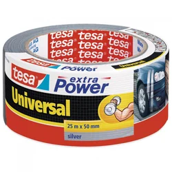 Traka lepljiva 50mm/25m Extra Power Tesa 56388-12 srebrna