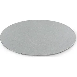 Decora Podloga za torto srebrna 30 cm debeline 3 mm -