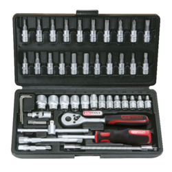 KS TOOLS mini set nasadnih ključev 46 kosov 1/4 inča