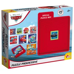 Lisciani Progresivne puzzle Cars 8, 25 dijelova