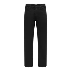 Only & Sons Kavbojke ONSEdge črn denim