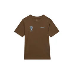 Jack & Jones Junior Majica JJTRADITION nebeško modra/rjava