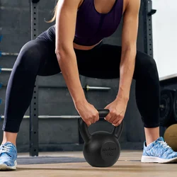 Cast Iron Kettlebell od lijevanog željeza REBEL ACTIVE 18 kg