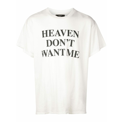 Amiri - heaven dont want me printed T-shirt - men - White