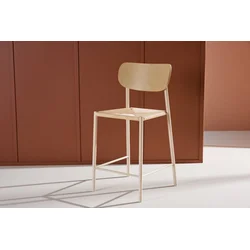 Venture Design Barski stol Polly 55x101x52 cm bež