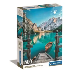 shumee 500-delna sestavljanka. Kompaktna. Jezero Braies.