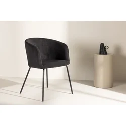 Venture Design Jedilni stol 56x52x78 cm črne barve