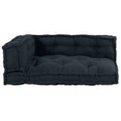 Jastučić za paletni kauč 3 pcs Antracit 120 x 80 x 38 cm