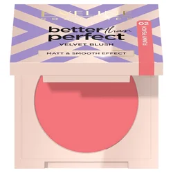 Eveline Better Than Perfect rdečilo za lica 02 Funny Peach mat 14 g