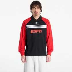 Majice adidas Sponsored Archive Longsleeve Tee Black/ Better Scarlet M