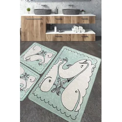 Lessentiel Maison Set 3 prostirke za kupatilo Šareni