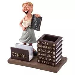 Gipsana figura Comical Profesor, 15c m