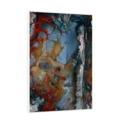 Canvas Slika na platnu Jaspis Planina Maljen, Sa ramom, 50 x 75 cm, Beli