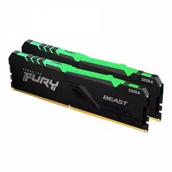 Kingston Fury Beast RGB 32GB 3200MHz DDR-4 Kit of 2 1Gx8 memorija (KF432C16BB1AK2/32)