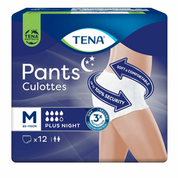 TENA Noćne gaćice za inkontinenciju Pants Culottes, M, 12 komada