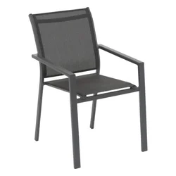 Stolica baštenska essentia aluminijum siva hesperide