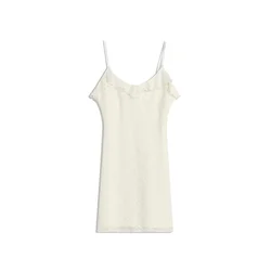 Bershka Obleka ecru