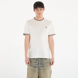 Majice FRED PERRY Twin Tipped T-Shirt Ecr/ Oxbld/ Grsrts S