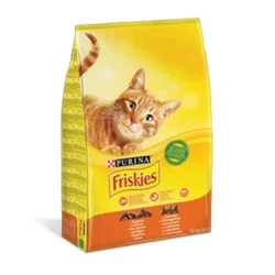 FRISKIES Suva hrana za mačiće sa ukusom pletina i povrće, 10 kg