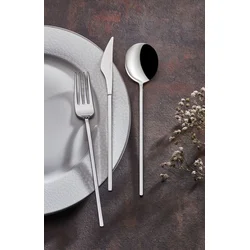 Hermia Set pribora za jelo, 18 komada, Srebrne boje
