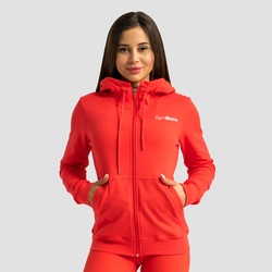 GymBeam Ženska dukserica Limitless Zip Up Hot Red