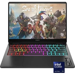 HP OMEN - Transcend 14 120Hz 3K OLED Gaming Laptop - Intel Core Ultra 9-285H - 32GB Memory - NVIDIA GeForce RTX 5070 - 1TB SSD - Shadow Black