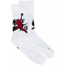 Nike - logo print ankle socks - men - White