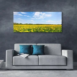 tulup.si Slika na platnu Dandelion travnik 125x50 cm