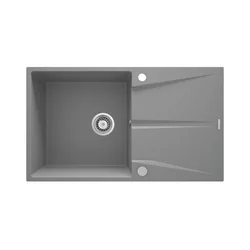 Deante ZRC_S11A - Kuhinjski sudoper CORIO 50x86 cm granit/metalno siva