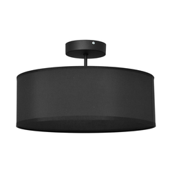 Luster na šipci ALBA 3xE27/15W/230V crna