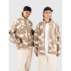Urban Classics Pattern Teddy Track Jacket sandswirl