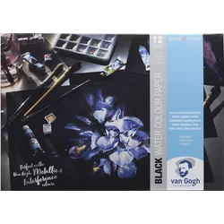 Van Gogh Black Water Colour Paper Pad A3 360g