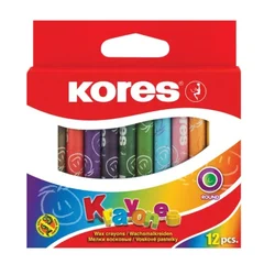 Kores voštane boje krayones okrugle 12/1 80mm*7,5mm #7-k33102 ( 38614 )