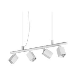 Ideal Lux - LED luster na sajli DYNAMITE 4xGU10/7W/230V CRI 90 bela