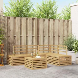 Set vanjskih sofa 5 Komad Bijela