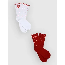 Broken Promises Helium 2 Pack Socks white