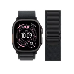 Narukvica za Apple Watch Ultra Strap Alpine Loop Titanium 42/ 44/ 45/ 49 mm L black