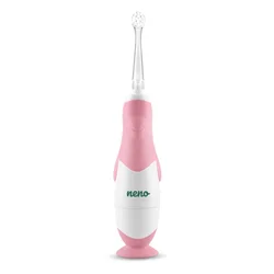 NENO DENTI Električna četkica za zube za djecu s dodacima (od 3.mj), pink