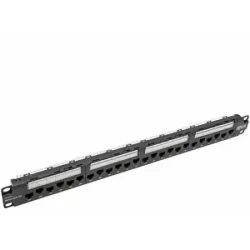 Mirsan mr.Pcp1u24u.C6 Patch panel 19/1U sa 24 RJ-45 UTP kat. 6