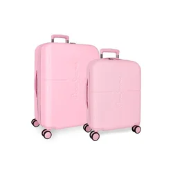 PEPE JEANS ABS Set kofera 2/1 - light pink ( 76.895.2C )