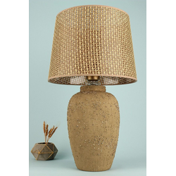 Opviq Stona lampa YL746, 30x22x50 cm, Smeđa