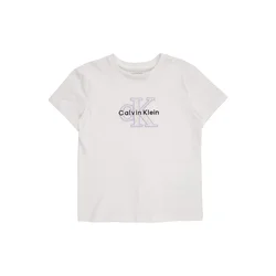 Calvin Klein Jeans Majica  lila / črna / bela