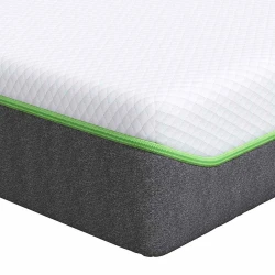 Madrac Bijela i siva 70 x 200 cm Žakar tkanina